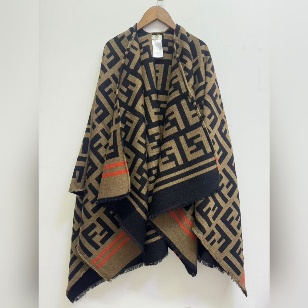 Fendi Oversized Reversible Cape